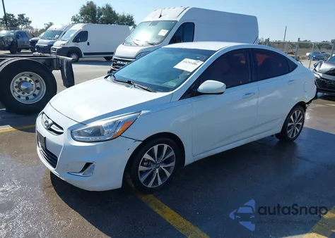 2015 Hyundai Accent Gls из США, поврежденный, VIN KMHCU4AE1FU822709